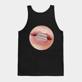 Rational discourse collage art Tank Top